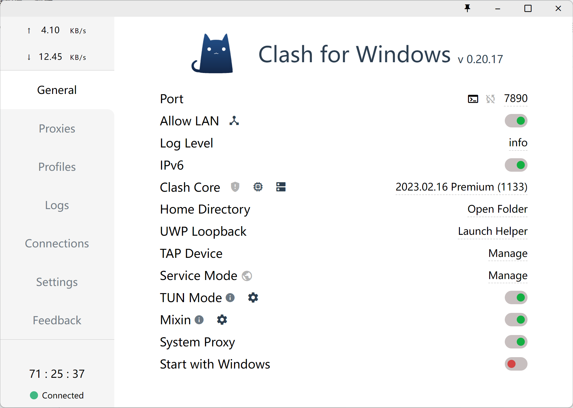 Clash 界面